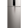 Geladeira Electrolux Frost Free Duplex Efficient com AutoSense cor Inox Look 390L (IF43S) 127V