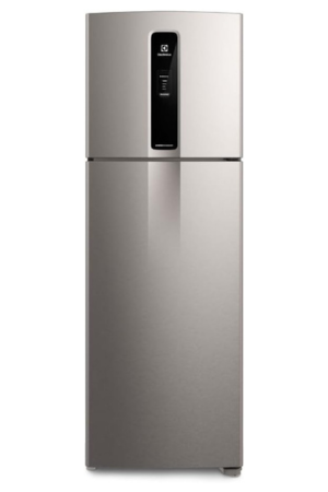 Geladeira Electrolux Frost Free Duplex Efficient com AutoSense cor Inox Look 390L (IF43S) 127V