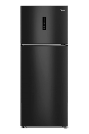 Geladeira Frost Free Duplex 463L Slim cor Black Inox Midea MD-RT645MTA281-127v